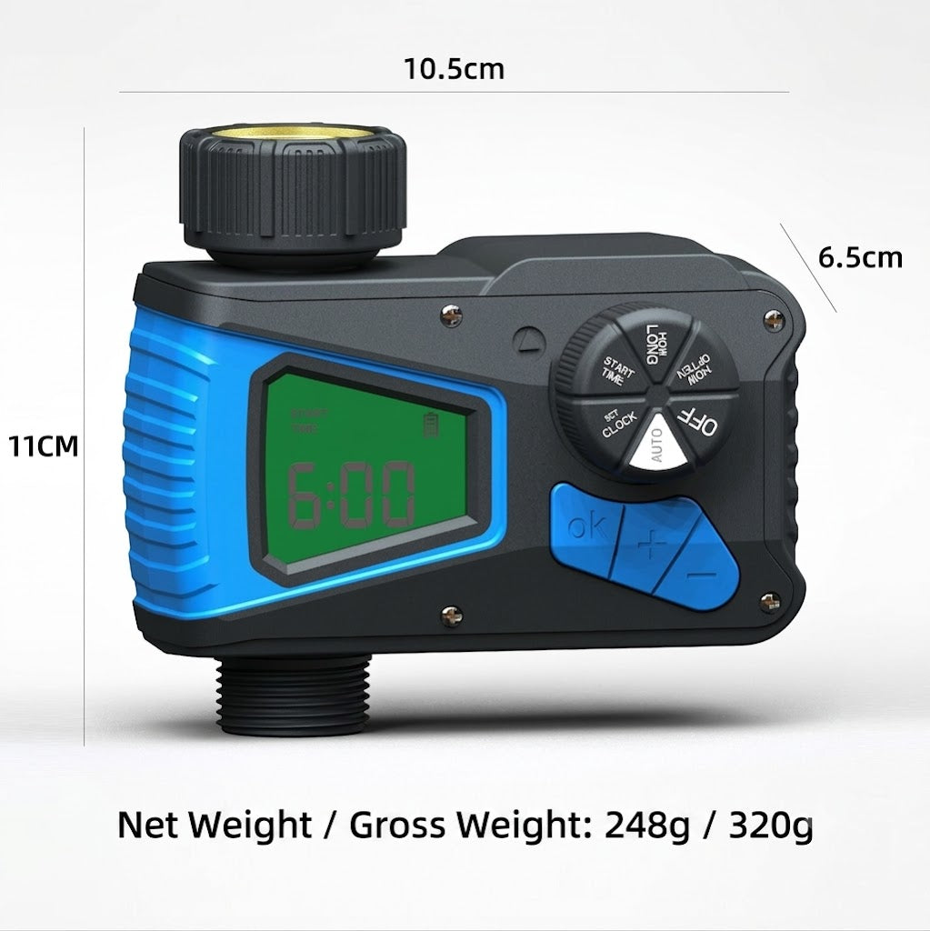 Smart Garden Watering Timer | Automatic Irrigation System Controller with LCD Display & Programmable Scheduled Timer