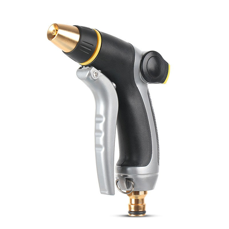 Heavy Duty Garden Hose Nozzle High Pressure Car Wash Spray Gun Metal Water Wand Sprayer for Watering Plants Cleaning Lawn